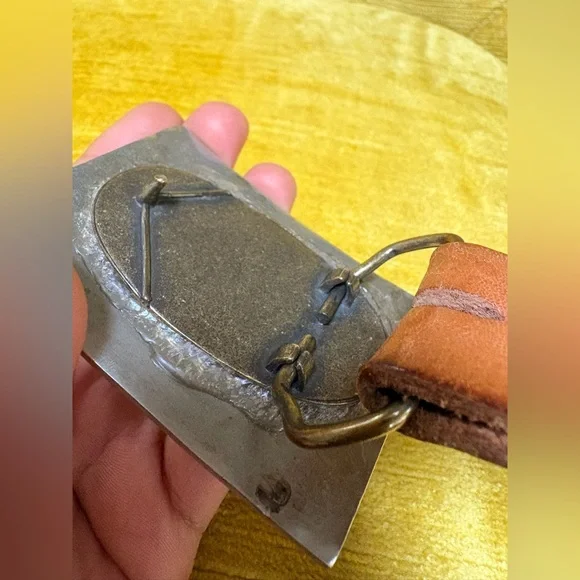 Sterling,  Gf and turquoise Native American belt and Aztec with turquoise - Picture 12 of 12